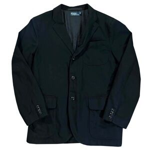 Polo Ralph Lauren Three Pocket Black Blazer (Size 44R)